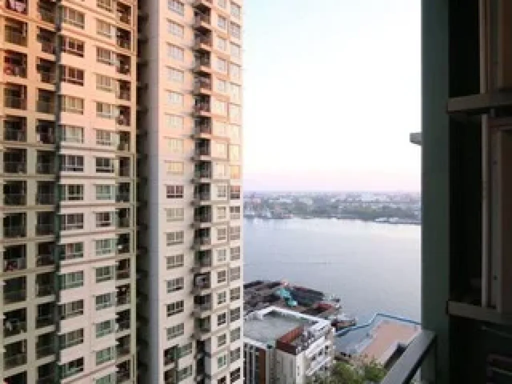 For Rent Lumpini Park Riverside 1 bed 1 bath level 15 Fully furnished