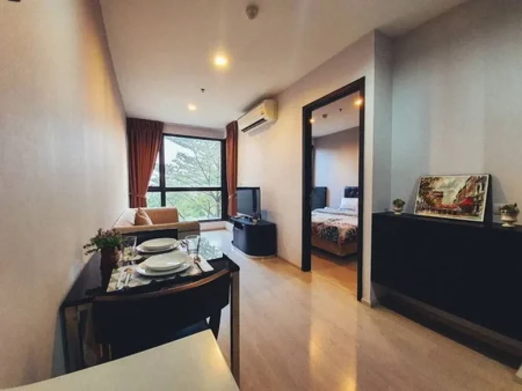 คอนโด RHYTHM SUKHUMVIT 441 ให้เช่า 1ห้องนอน ห้องทิศใต้ Fully Furnished ใกล้BTS พระโขนง