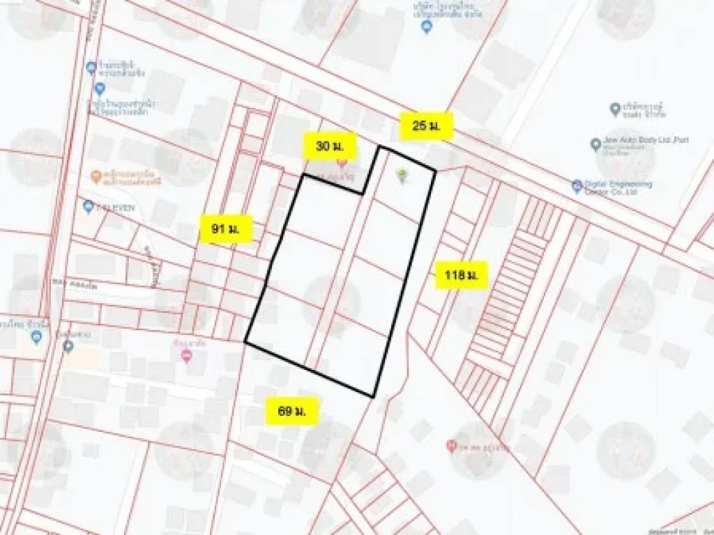 ขาย ที่ดิน ซอยปู่เจ้าสมิงพราย 19 4 ไร่ 1 งาน 25 ตรวา พื้นที่สีม่วง เหมาะทำโรงาน ราคาพิเศษ มีแปลงเดียวเท่านั้น