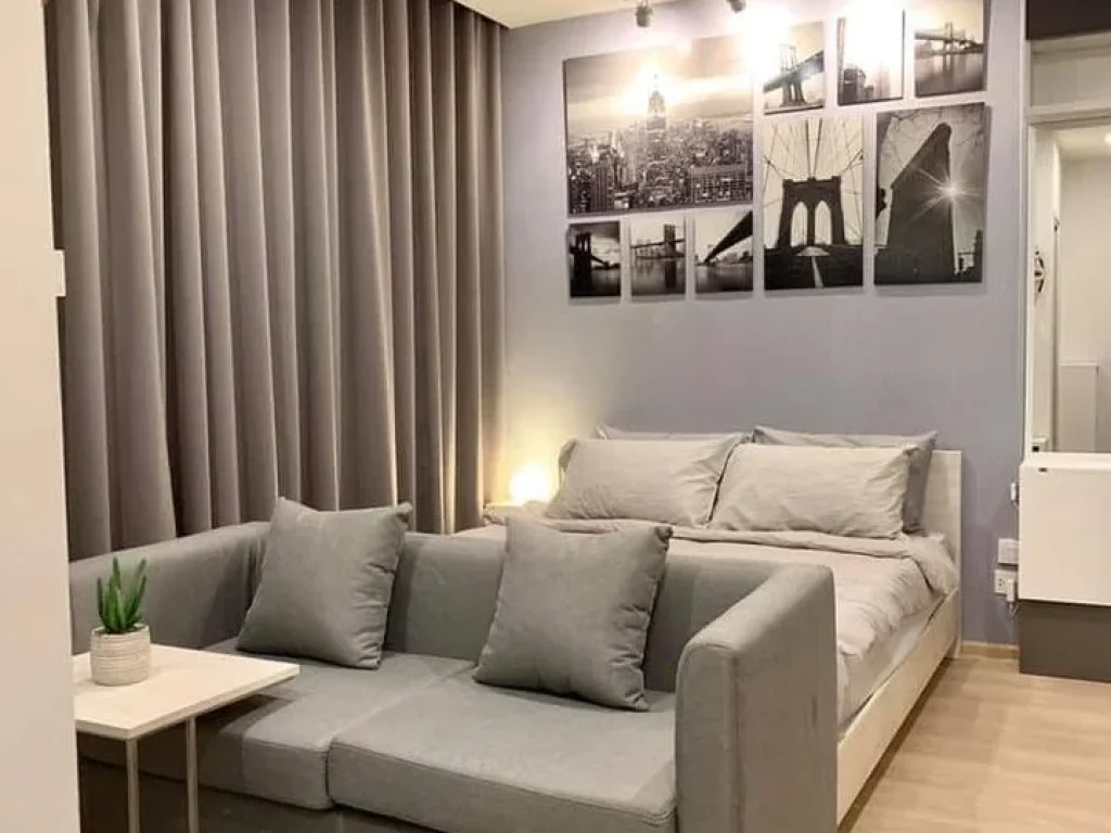 ให้เช่าCondo Noble Revolve Ratchada 1 MRT Thailand Cultural 11000 บาท 23 Sqm Studio 0979495559