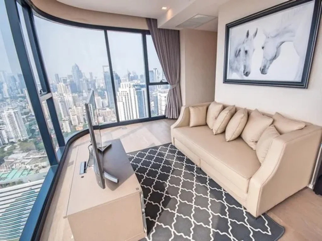 Super Luxury Condo for Sale Ashton Asoke 6411 sqm 1BR 1B 41th floor panorama city view fully furnished