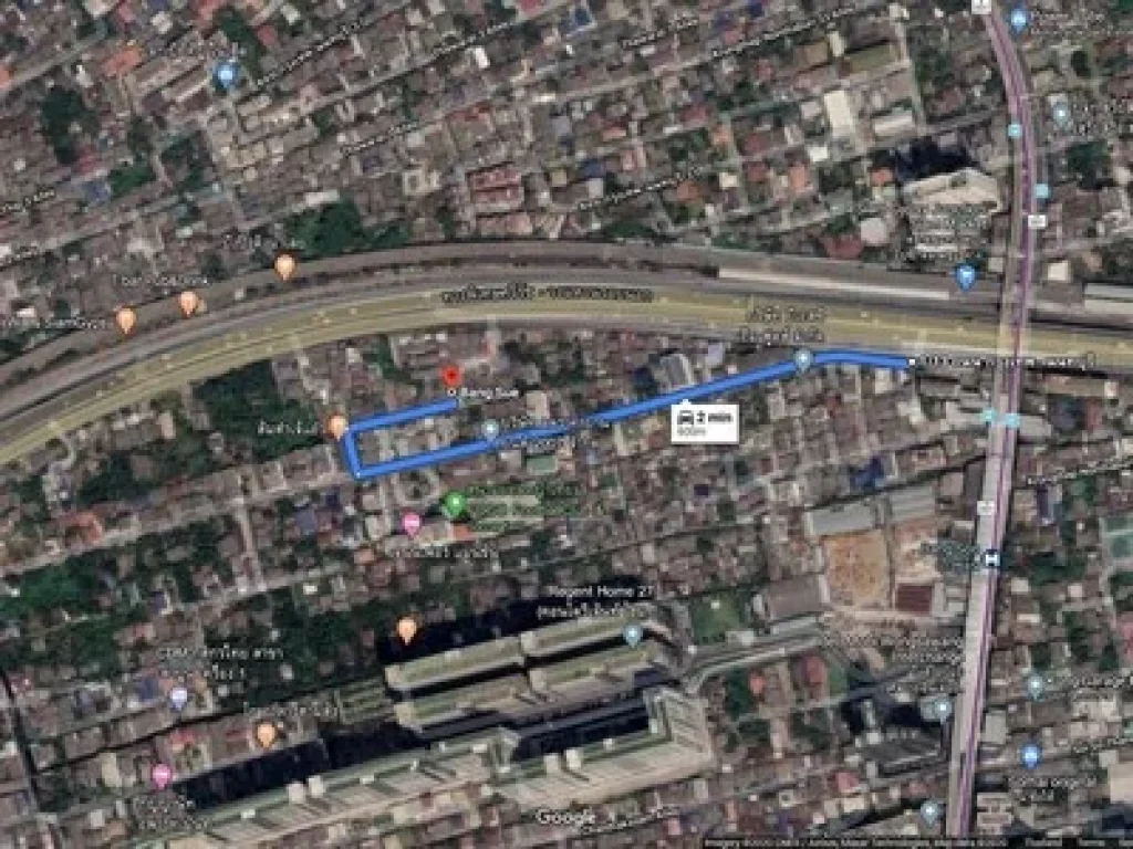 ขาย ที่ดิน พร้อมบ้าน บางซ่อน กรุงเทพ นน 27 1 งาน ใกล้รถไฟฟ้า MRT บางซ่อน Private Zone เหมาะปลูกบ้าน