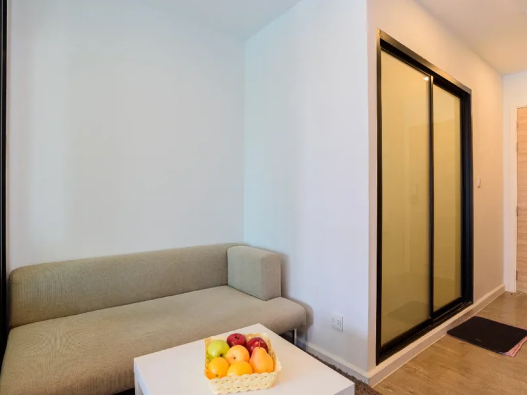 Condo Pause Sukhumvit 103 ใกล้ BTS อุดมสุข 22 ตรม 1 ห้องนอน ชั้น7 วิวเมืองโล่งๆ เฟอร์ครบ