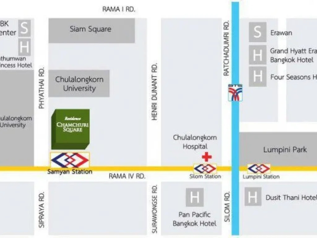 ให้เช่า คอนโด Chamchuri Square Residence แบบ 1 ห้องนอน 1 ห้องน้ำ 43 ตรม ราคาดีที่สุด