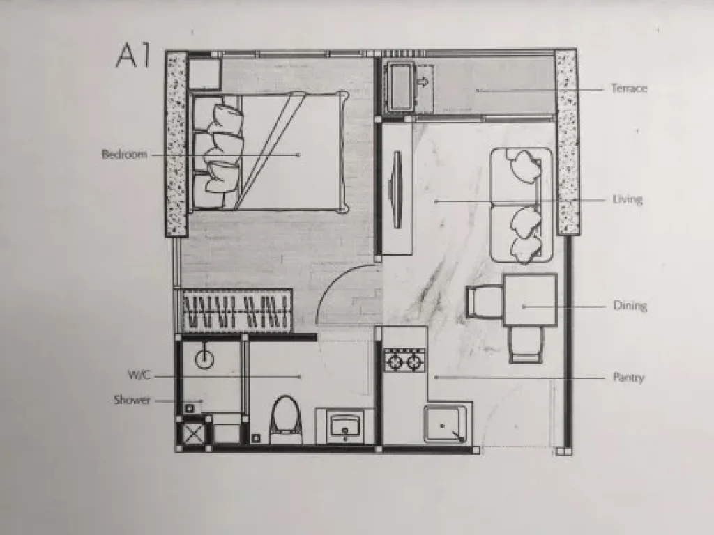 ขายดาวน์ คอนโด เบลส เรสซิเดนซ์ เอกมัย Bless Residence Ekkamai คอนโดมิเนียม ถนนสุขุมวิท 71