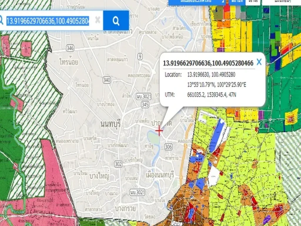 ที่ดิน ติด มนันทวัน แจ้งวัฒนะ-ราชพฤกษ์ ชัยพฤกษ์ ปากเกร็ด นนทบุรี