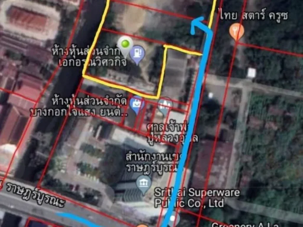 ขายที่ดิน ติดแม่น้ำเจ้าพระยา 2 ด้าน เนื้อที่ 5-0-20 ไร่ ฝั่งราษฎร์บูรณะ