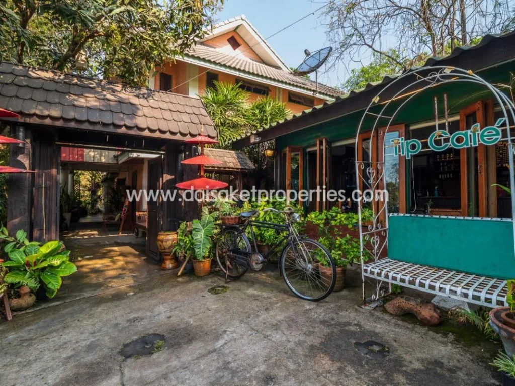 HS230-04 บ้านพร้อมกิจการ ร้านอาหารกาแฟสปาห้องพัก ดอยสะเก็ด