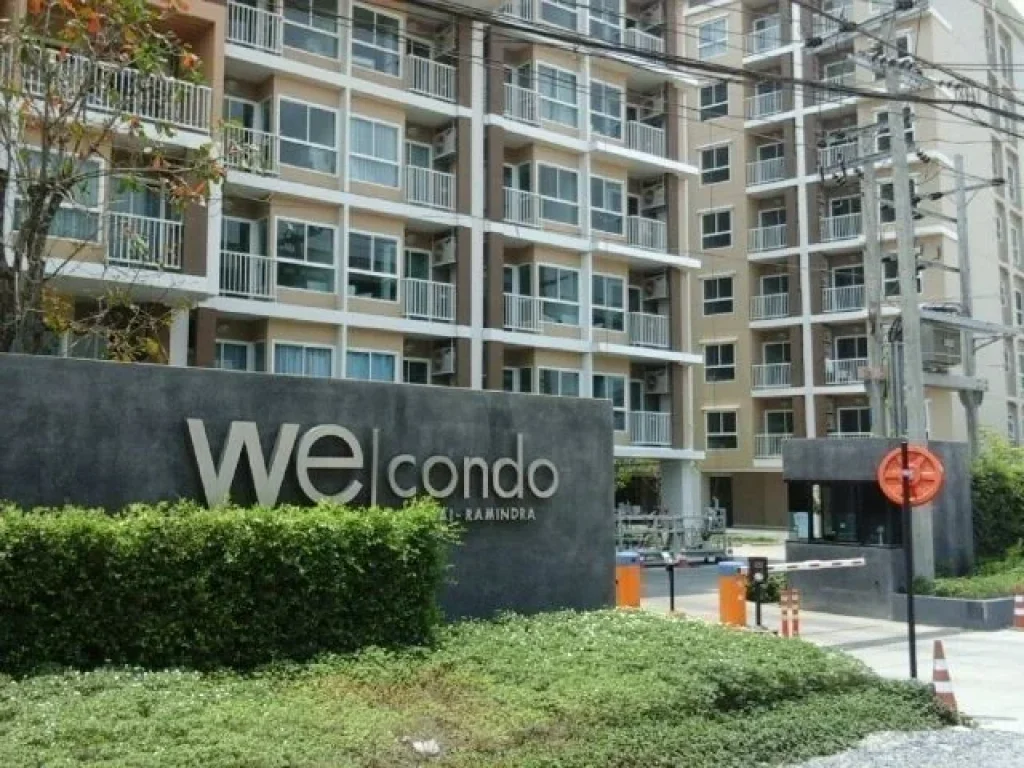 ขายด่วนคอนโด 1ห้องนอน 34ตรม We Condo เลียบด่วนรามอินทรา พร้อมเฟอร์เครื่องใช้ไฟฟาครบ