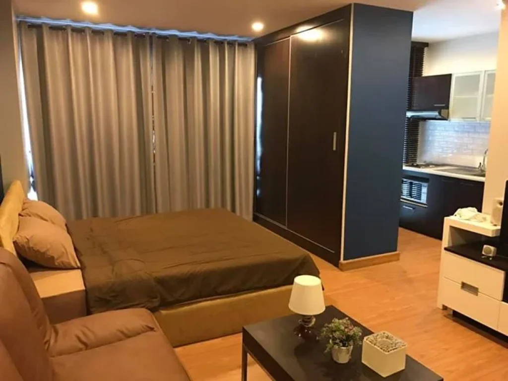 ให้เช่า Bridge Condo พหลโยธิน 37 แบบ Studio พื้นที่ 32 ตรมแต่งครบ พร้อมเข้าอยู่