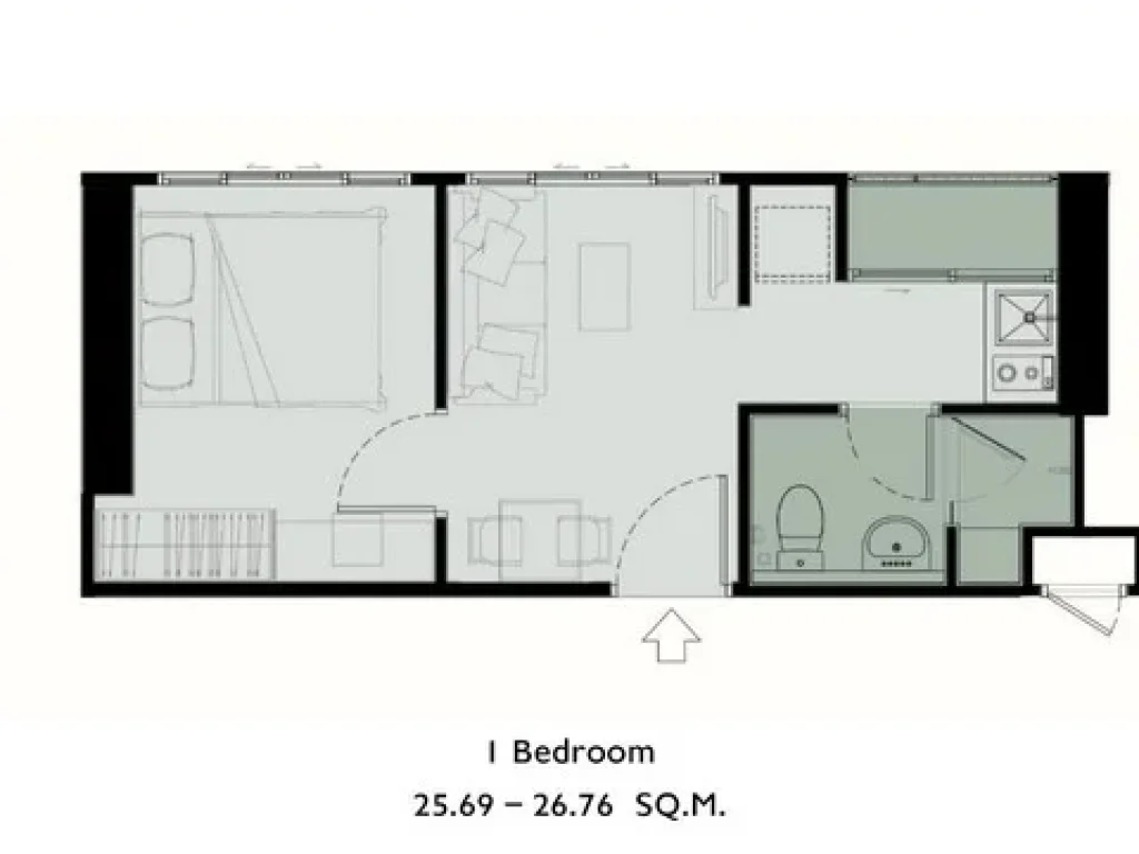 Condo The Tree หัวหมาก 16500 บาท ชั้น 17 ห้องมุม เจ้าของขายสัญญาขายเอง