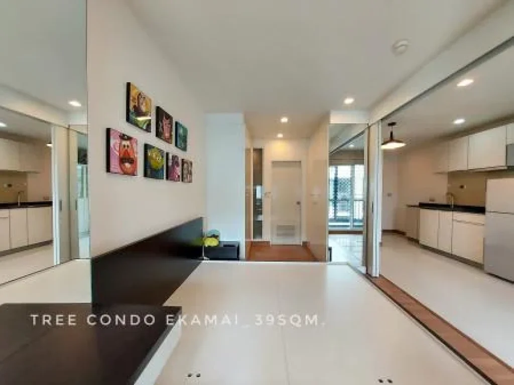 ขาย คอนโด 1 ห้องนอน ปรับราคาใหม่ รวมค่าโอน 37 ล้าน Tree Condo เอกมัย 3923 ตรม