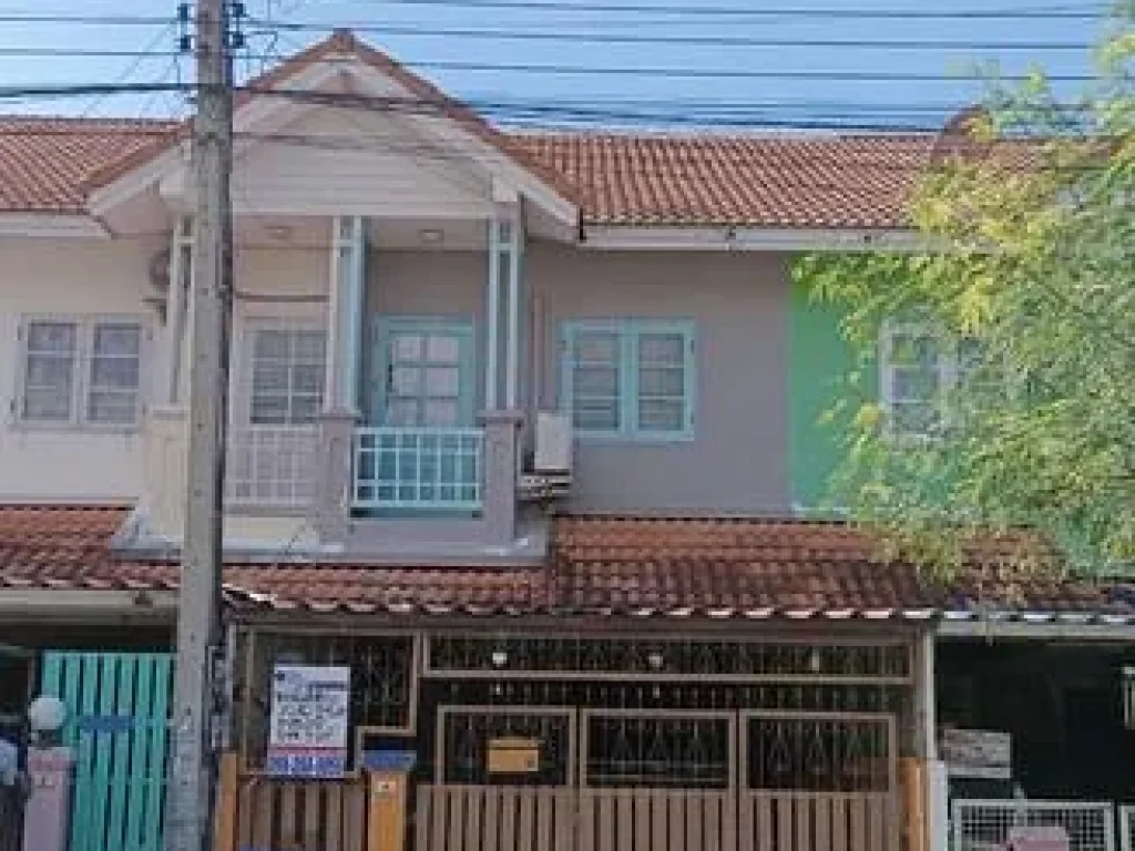 ขาย ทาวน์โฮม หมู่บ้านทิพมาศ-เสรี บางนา พร้อมแอร์ 2 ตัว 19 ตรว บางบ่อ