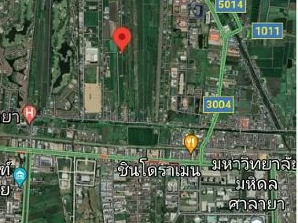 ที่ดินศาลายา 100 ตรว อยู่ซอยเมตตาอรุณ 3 ถนน อบตศาลายา