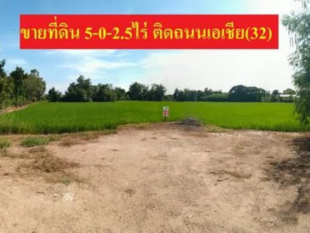 ขายที่ดินเปล่า 5-0-25 ไร่ อสรรพยา จชัยนาท