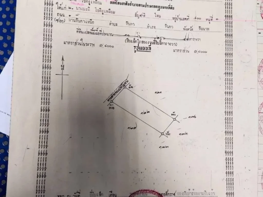 ที่นาติดแม่น้ำท่าจีน