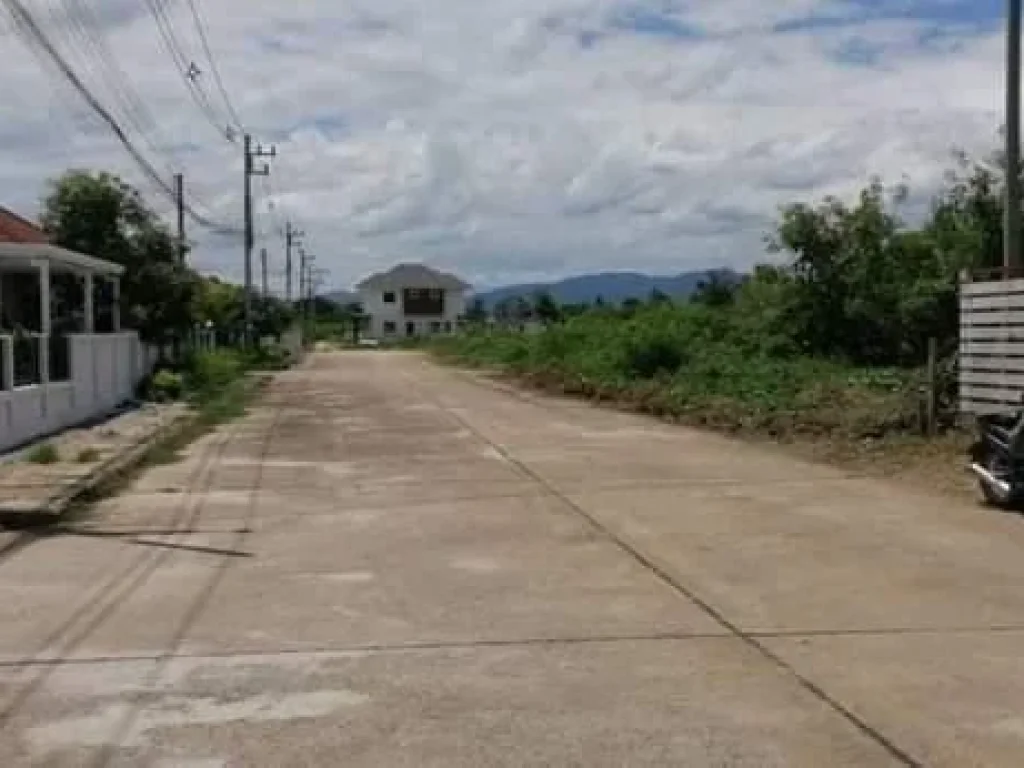 ขายที่ดินสันทราย สันทรายหลวง ล้อมรั้วเรียบร้อย