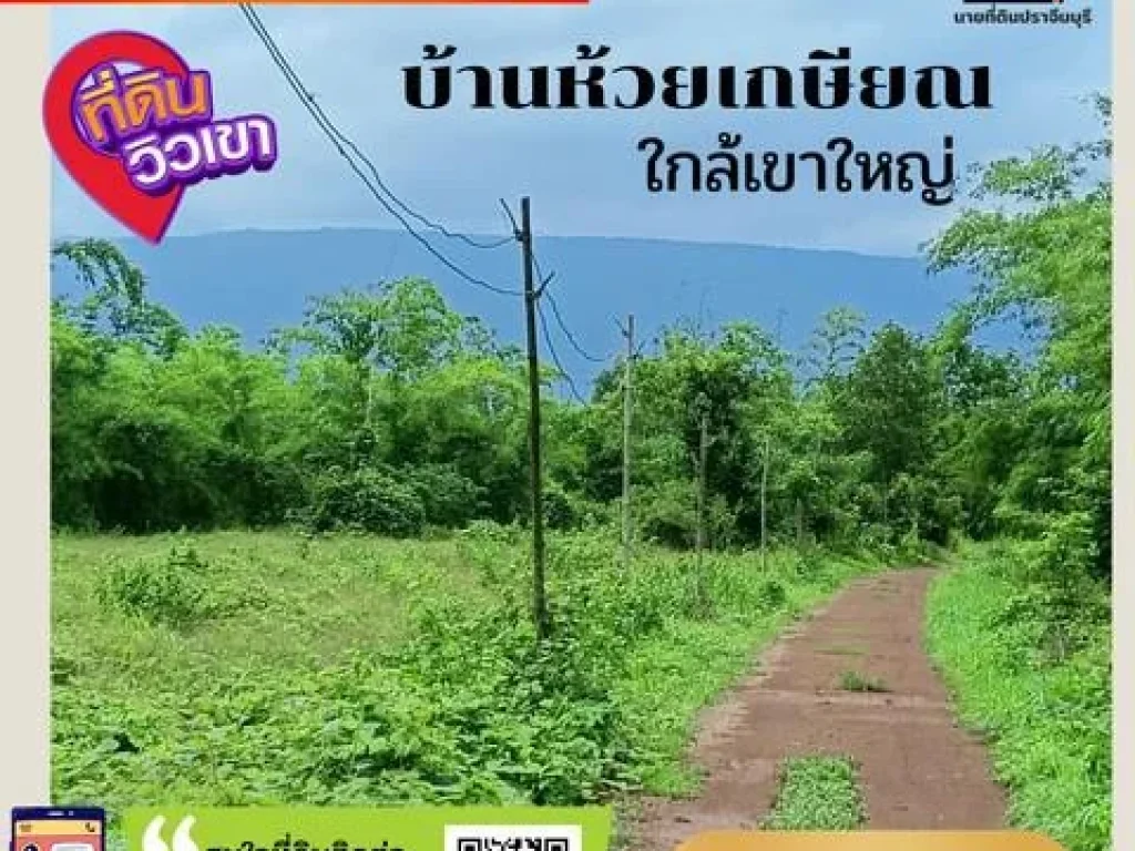 ที่ดินวิวเขาใหญ่ บ้านห้วยเกษียณ 7ไร่ 3งาน81ตรว