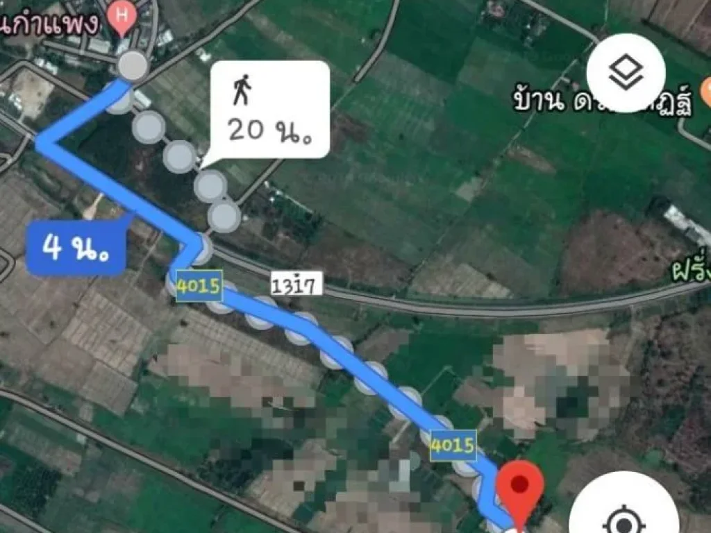 ขายที่ดินห่างโรงพยาบาลสันกำแพง 17 km