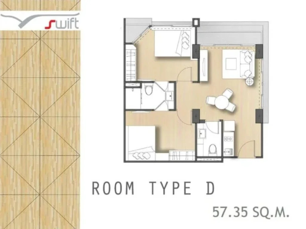 CM03084 ขาย สวิฟท์ คอนโด ซี Swift Condo C คอนโดมิเนียม ซอยนัมเบอร์วัน ถนนบางนา-ตราด กม26