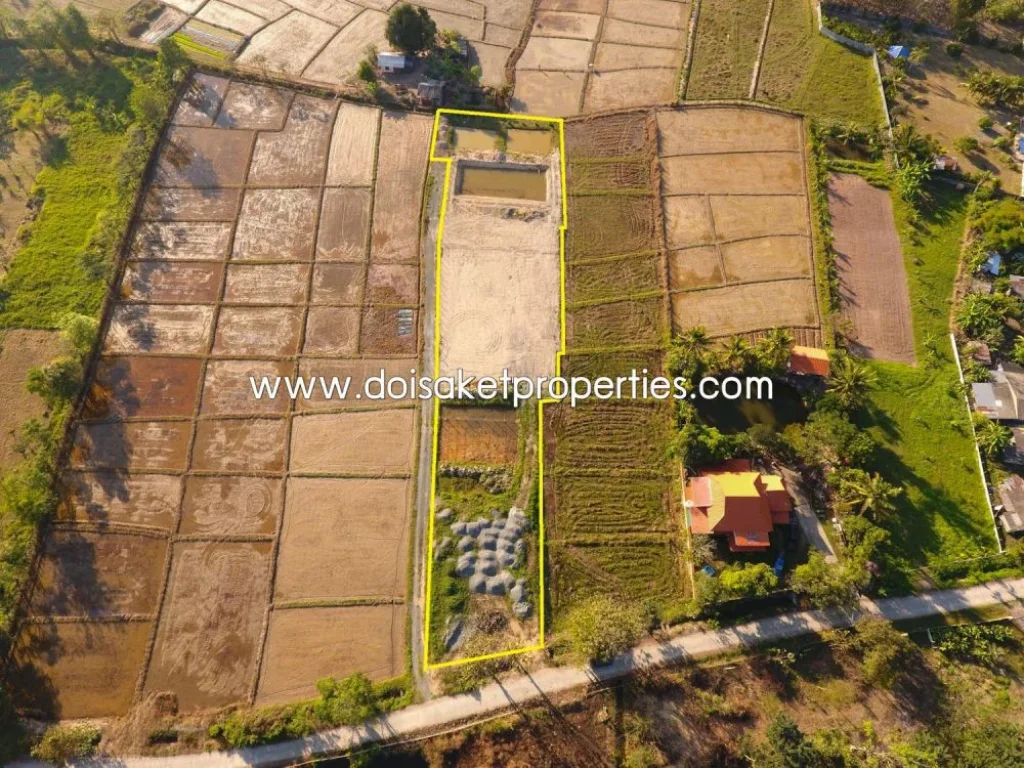 ที่ดินแปลงสวย วิวภูเขา บรรยากาศดี ดอยสะเก็ด เชียงใหม่ พร้อมโฉนด