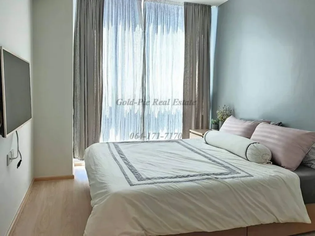 RC3896PM RENT Noble Revolve Ratchada 26sqm 1bed 19F 15000 Baht per month