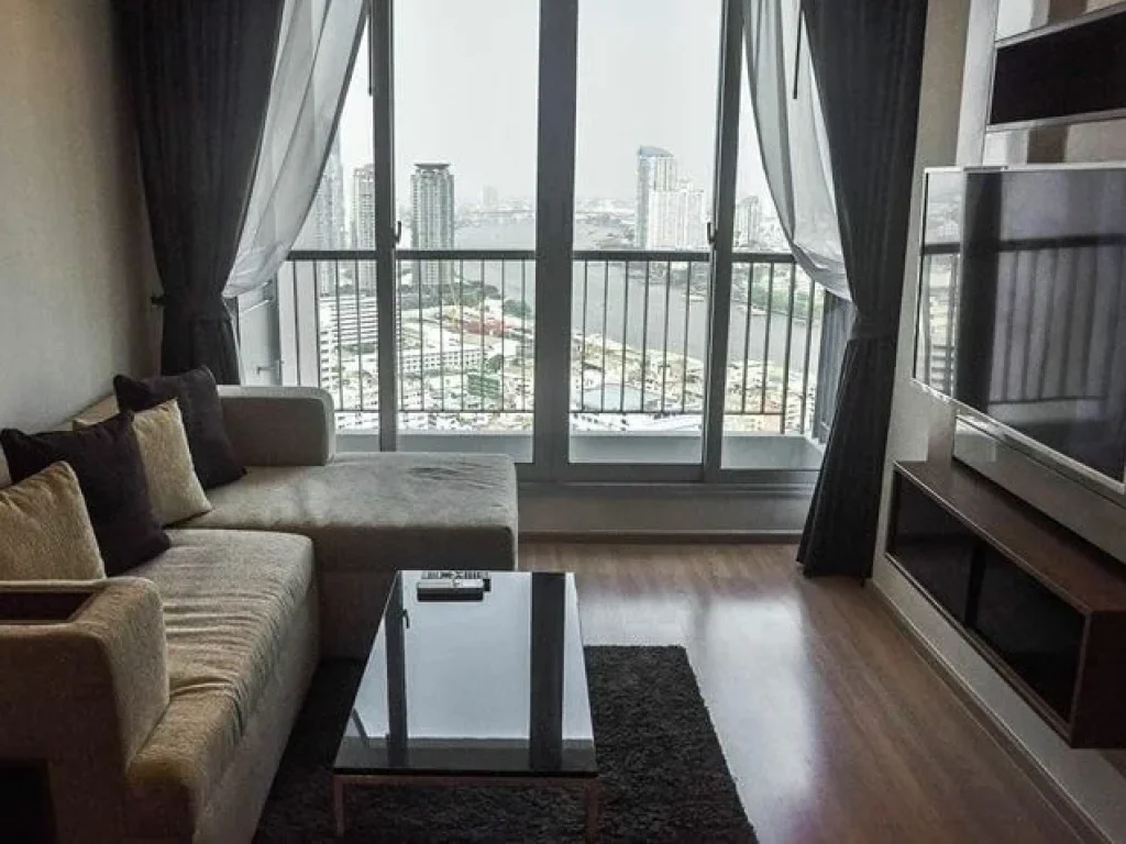 Condo for rent RHYTHM SATHORN ขนาด 40 ตรม 1 นอน 1 น้ำ ชั้น 36 วิวแม่น้ำเจ้าพระยา