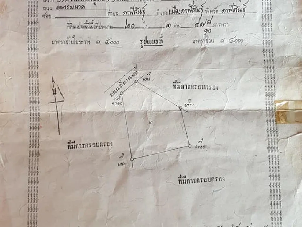 ขายที่ดินแปลงใหญ่ติดถนน 4 เลน ถนนถีนานนท์ ตามโฉนดที่ดินเลขที่ 17539 ตำบลไผ่ อำเภอเมือง จังหวัดกาฬสินธุ์ เนื้อที่ 20 ไร่ 3 งาน 478 ตารางวา