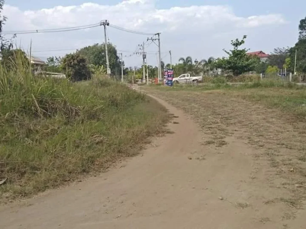 ขายที่ดินติดถนนสองด้าน หางดง ราคาถูก