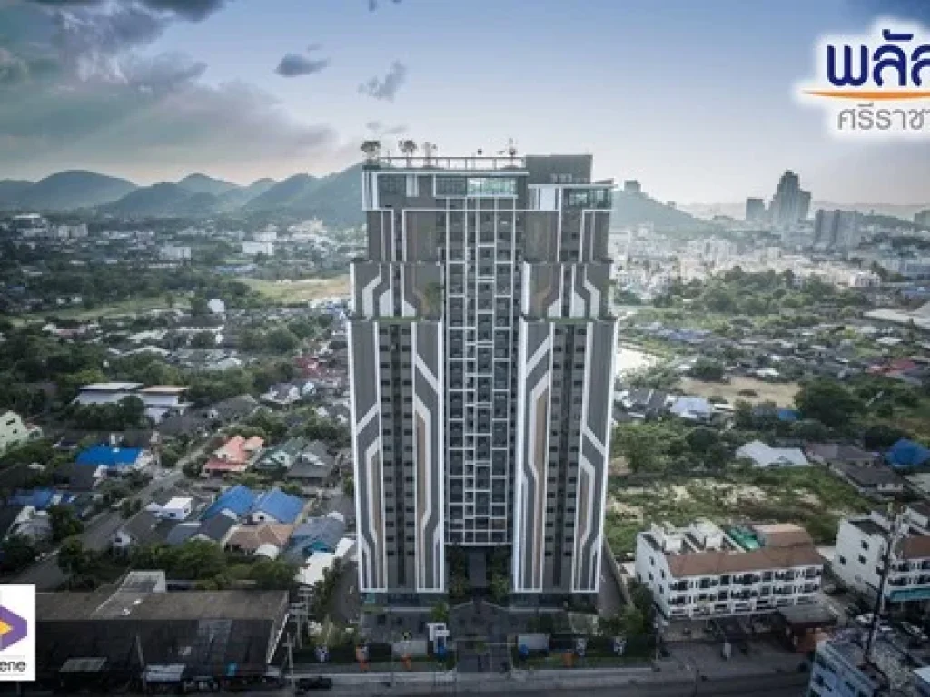 ขายดาวน์ดอนโค Plus condo Sriracha วิวทะเล ห้องริม ตรงข้ามโรงเรียนอัสสัมชัน ศรีราชา