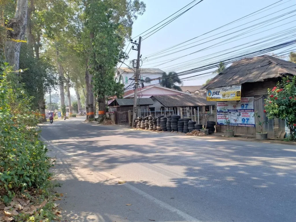 ขายที่ดินติดถนนหลัก ต้นยาง แหล่งถนนคนเดิน