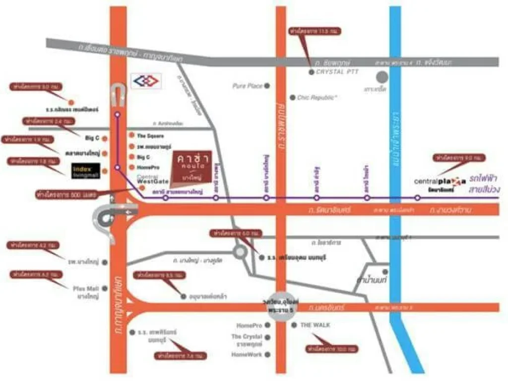 ขายคอนโดใหม่ ถูกมาก คาซ่าคอนโด บางใหญ่ ติด MRT สามแยกบางใหญ่