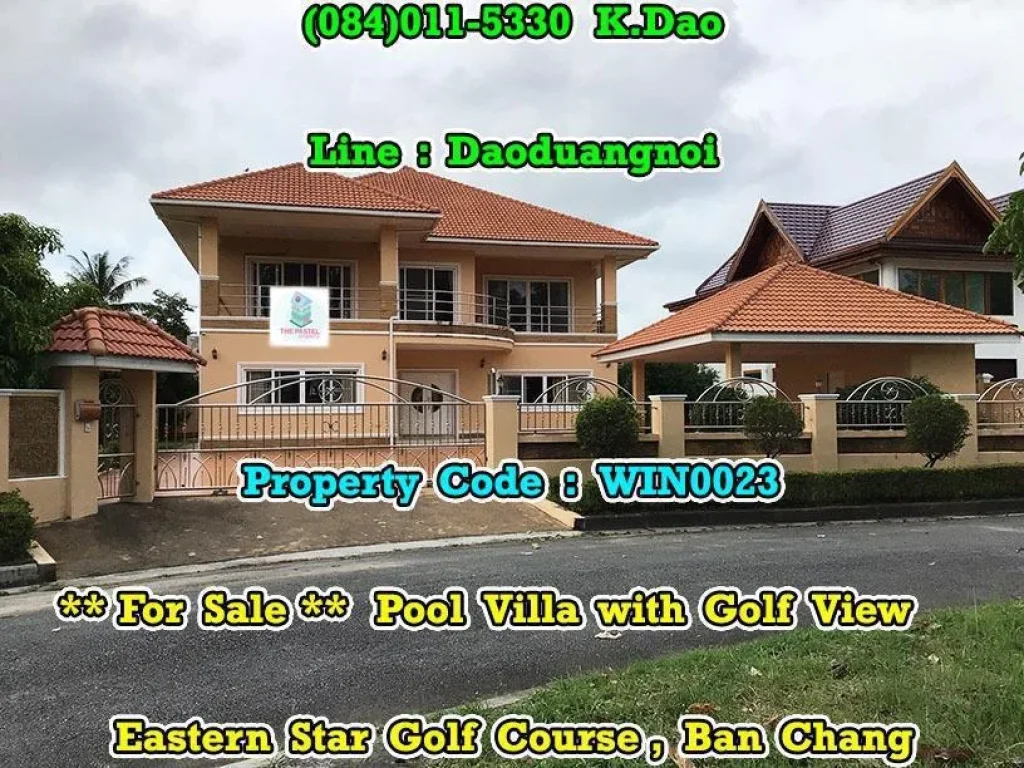 Pool Villa in Eastern Star Golf Course Ban Chang For Sale