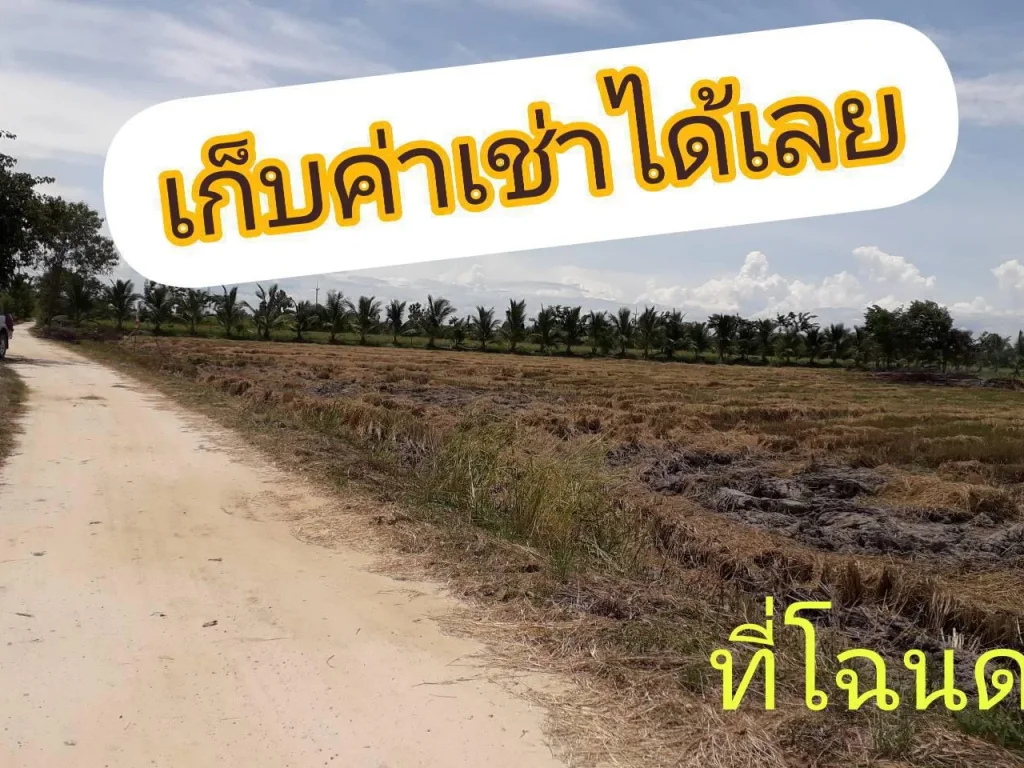 ขายที่ดิน กำแพงเพชร 23-3-92ไร่ ให้เก็บค่าเช่าได้เลย