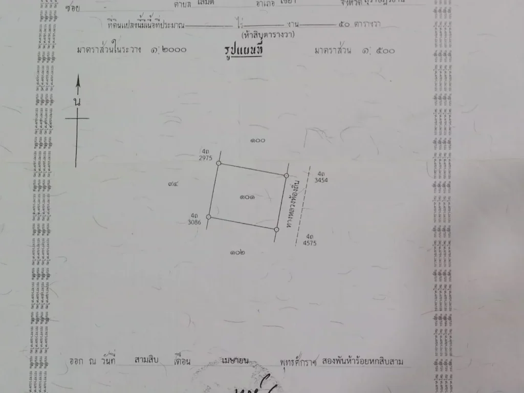 ขายที่ดิน 50 ตรว พร้อมสิ่งปลูกสร้างฐานราก