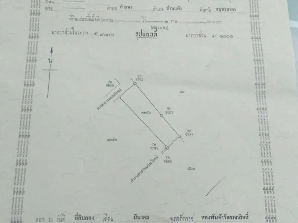 ที่ดินถมแล้ว 200 ตรว ติดถนนลาดยาง