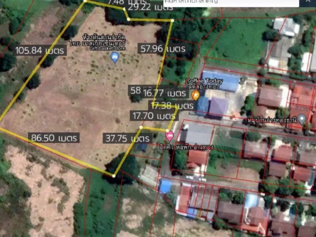 ขายที่ดินเปล่าถมแล้ว พื้นที่ 5 ไร่ 46 ตรว หลังห้างบิ๊กซีอ่างทอง