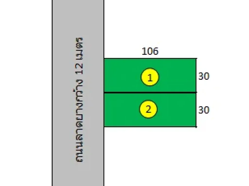 ที่ดินแบ่งขาย2ไร่ ติดถนนดำ