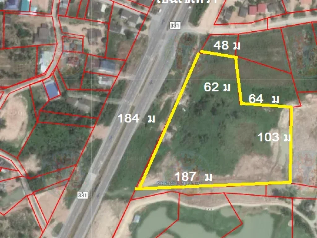 ที่ดินติดถนนสาย 331 เขตเศรษฐกิจพิเศษ EEC ถนนยุทธศาสตราสัตหีบ-พนมสารคาม จำนวน 12 ไร่ 2 งาน 66 ตารางวา พร้อมค่าโอนค่าภา