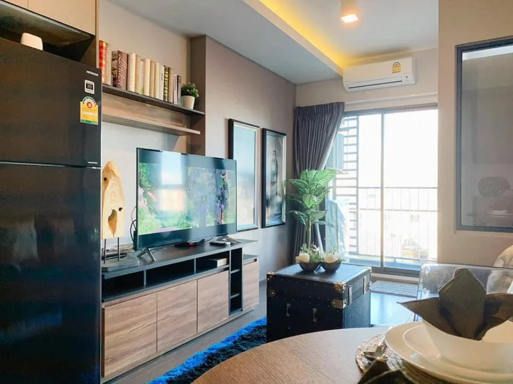 ให้เช่า 16000 ไอดีโอ สุขุมวิท 93 - Condo Ideo Sukhumvit 93 BTS บางจาก 1BED 1BATH 35 SQM ชั้น9 วิวสระ เฟอร์ครบ