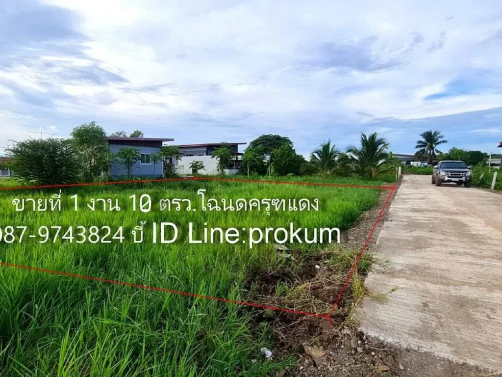 ขายที่ดิน 1 งาน 10 ตรวในเมืองเพชรบูรณ์