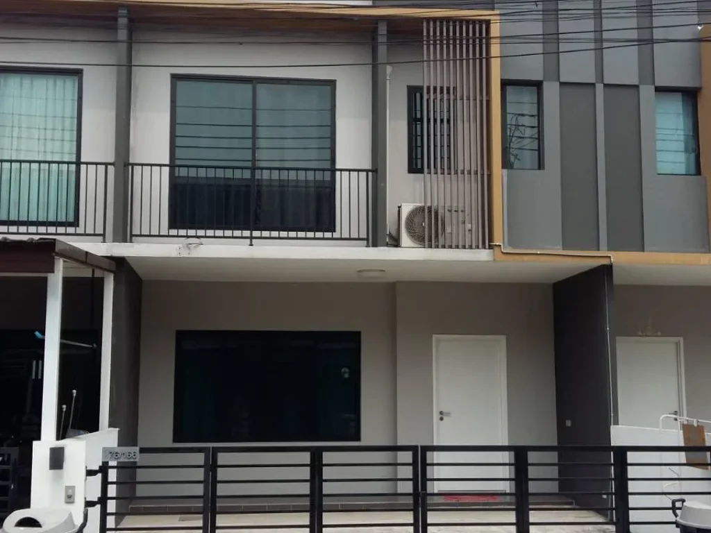 U1101 ให้เช่าบ้านทาวน์เฮ้าส์ 2 ชั้น เดอะคอนเนค พัฒนาการ 44 For Rent The Connect Pattanakarn 44 บ้านพร้อมเฟอร์ครบ การเ