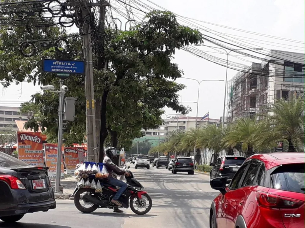 ขายที่ดิน 100 ตรวา ถนนศรีสมาน ซอยจุฬา7 แปลงสวย เป็นสี่เหลี่ยมผืนผ้า เพียง 26 ล