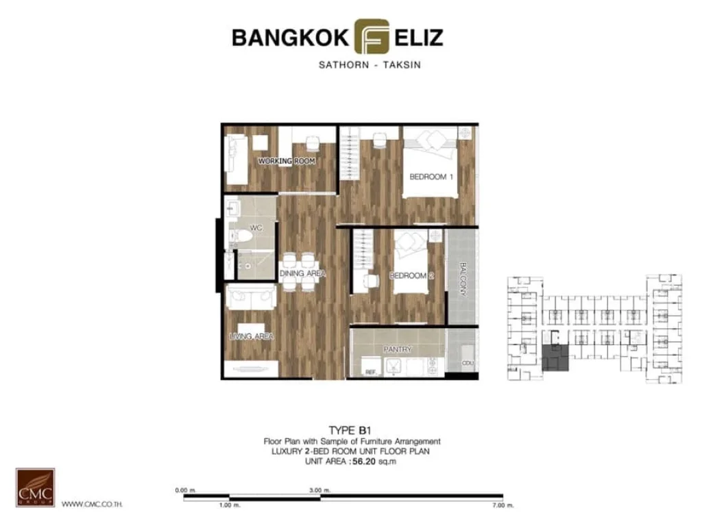 ขายคอนโด แบงค์คอก เฟลิซ สาทร-ตากสิน BANGKOK FELIZ SATHORN-TAKSIN 55 ตรม BTS สถานีกรุงธนบุรี