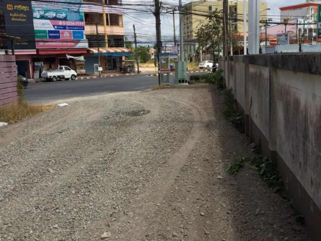 ขายที่ดินเปล่าถมแล้ว ใจกลางเมืองหาดใหญ่ ห่างถนน 20 เมตร