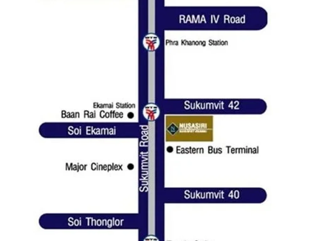 CR-8397 ให้เช่าคอนโด ณุศาศิริ แกรนด์ สุขุมวิท 42 ติดรถไฟฟ้า BTS เอกมัย