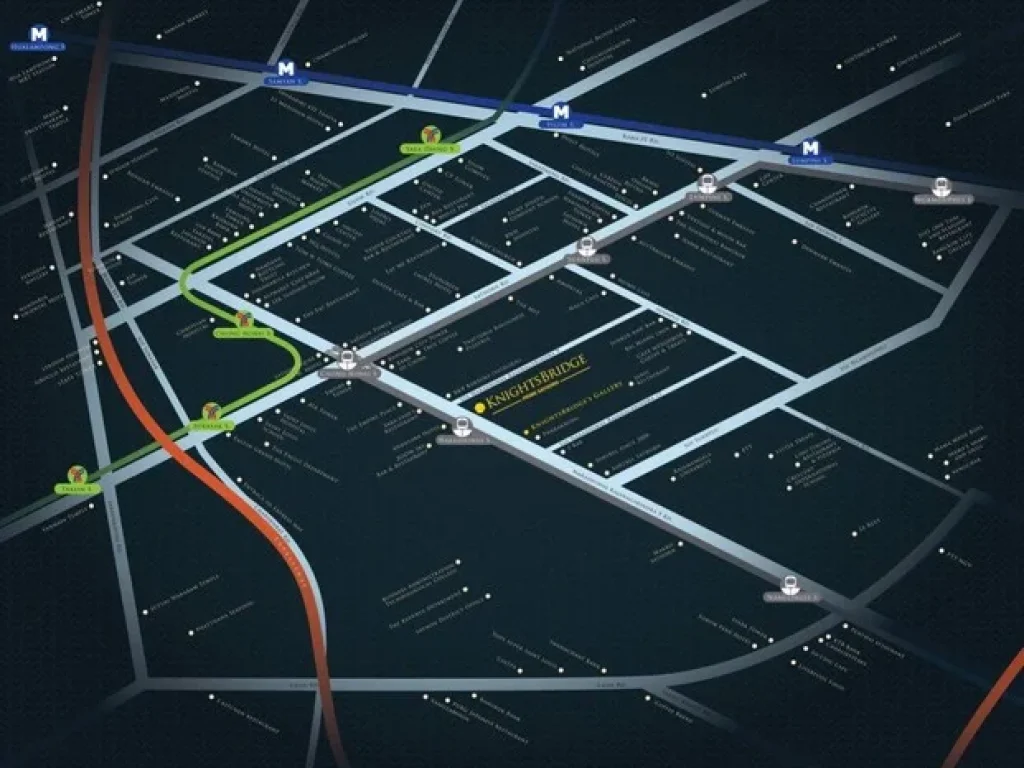 ขายดาวน์ คอนโด Knightsbridge Prime สาทร คอนโด High Rise ติดถนนใหญ่นราธิวาสราชนครินทร์