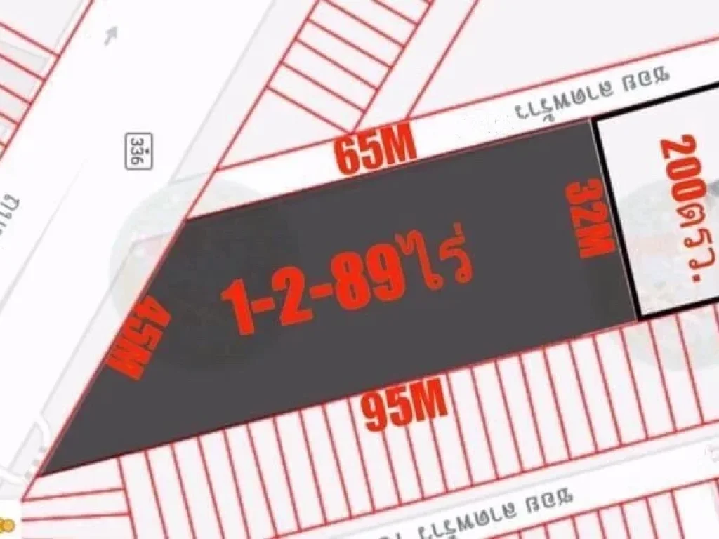 ขายที่ดินแนวรถไฟฟ้า แปลงใหญ่ 2 ไร่ มีโฉนด