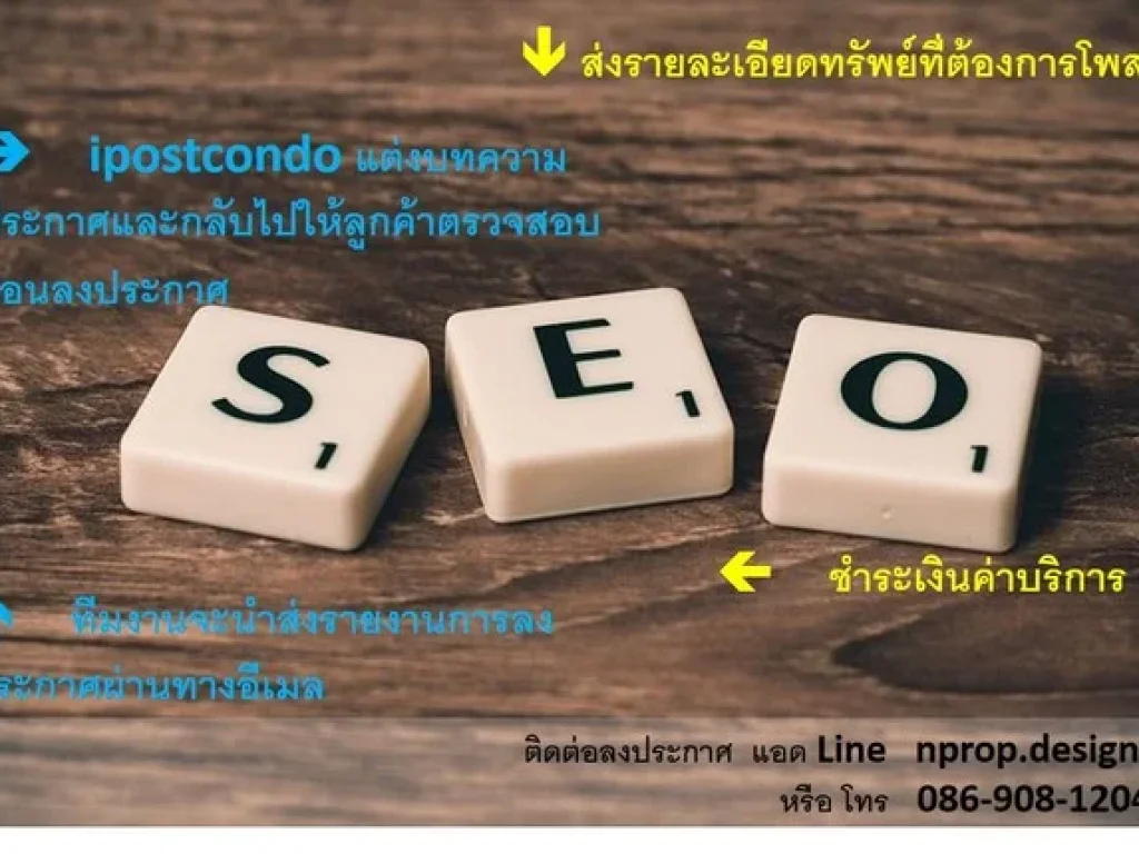 บริการโพสต์ลงประกาศ ขาย เช่า บ้าน คอนโด ที่ดิน เเละอสังหาริมทรัพย์ทุกประเภท