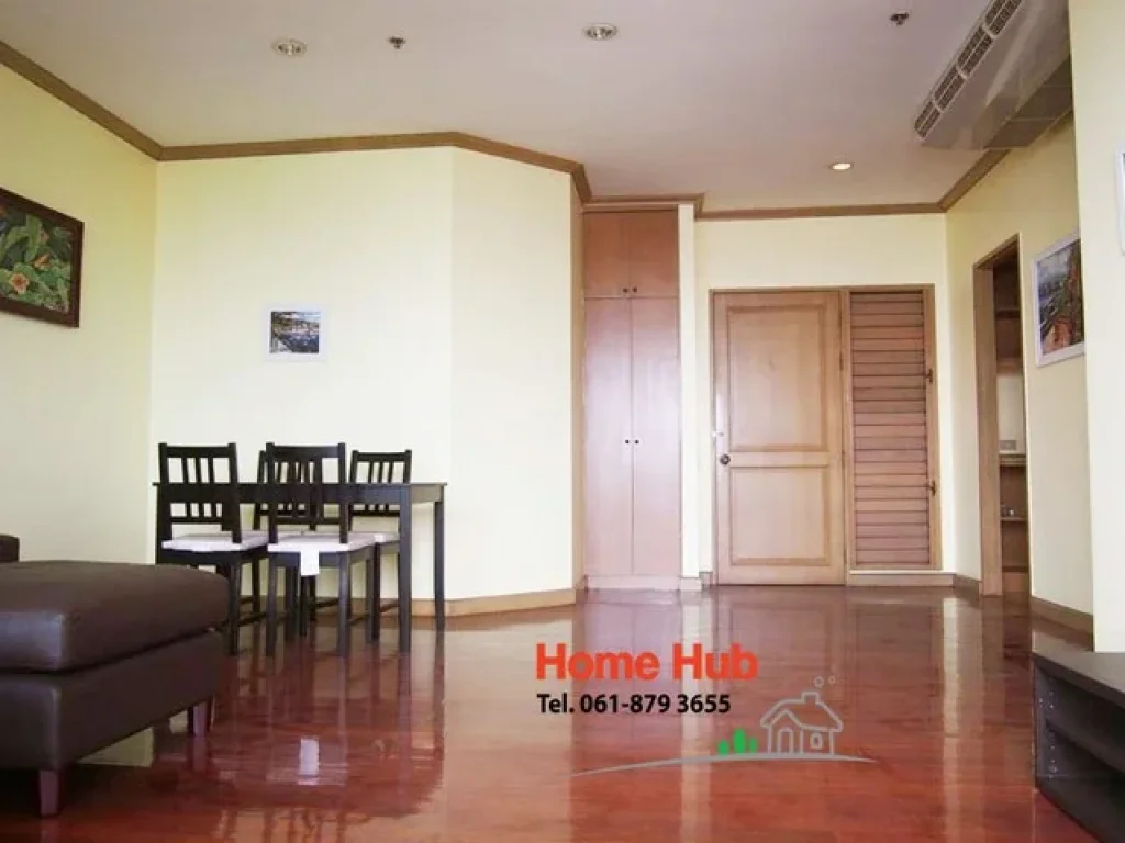 Condo by the river for rent Baan Chao Praya บ้าน เจ้าพระยา Riverview 63 sqm Fully Furnished